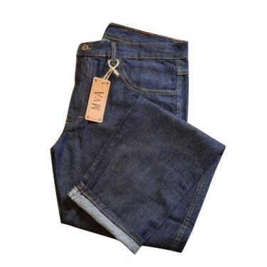 Imagem de Calça Jeans Masculina Básica Barata - MVA Jeans, Azul, 54