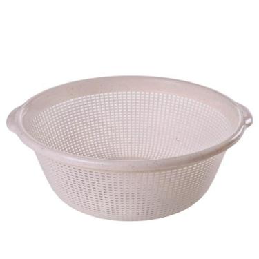 Imagem de Escorredor de arroz e macarrão com pegador marmorizado Plasutil ref.77