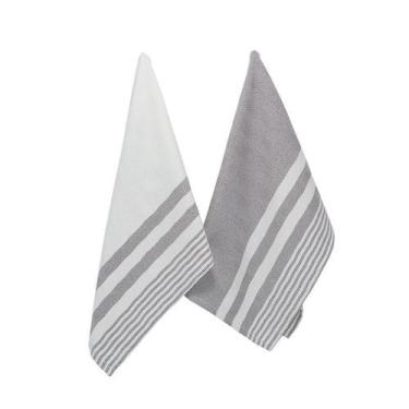 Imagem de Jogo de Pano de Prato Bars 45 cm x 65 cm 2 Peças - Home Style