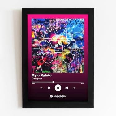 Imagem de Quadro Spotify Álbum Mylo Xyloto Tam. 15X21cm