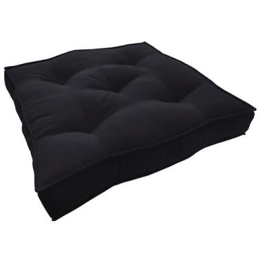 Imagem de Almofada Futton Turco 42x42cm - Preto - FASTLAR