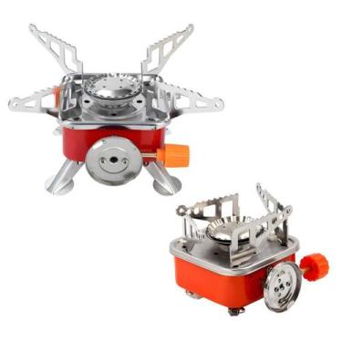 Imagem de Mini Fogareiro Portátil a Gás Automático Acampamento Pesca Camping - H