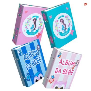 Imagem de 4 Albuns De Fotos Para Gravidez Gestante 4 X 10X15/120 Fotos - Clip
