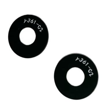 Imagem de zhxchzhi Substituição de lente de vidro da câmera traseira traseira OEM para Motorola Edge 40 Neo XT2307-1 2 peças