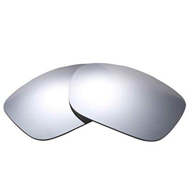 Imagem de NicelyFit Lentes de reposição polarizadas para óculos de sol Oakley Two Face Armação de Vidro (Espelho de Titânio)