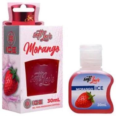 Imagem de Gel Ice Comestível 30Ml Soft Love, MORANGO