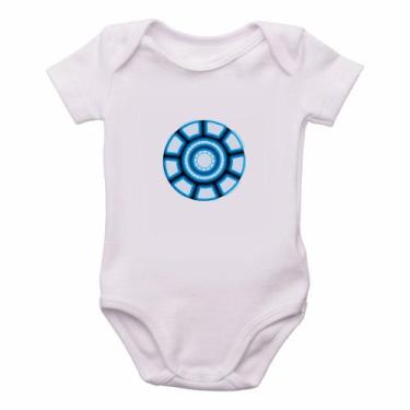 Imagem de body nenê criança roupa bebê Reator Tony Stark  - Empório Dutra, M   (
