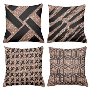 Imagem de Kit 4 Almofadas Decorativas Cheias 40x40cm Start - Deluzz
