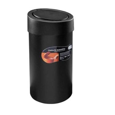 Imagem de Lixeira Coza 9L Preta 109090008 - Brinox
