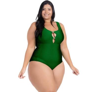 Imagem de Maio Body Acinturado Plus Size Modela Cintura Liso Casual - HYPE MODAS