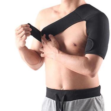 Imagem de Protetor Ajustável De Ombro Neoprene Unissex Ideal Para Dor - Fanático
