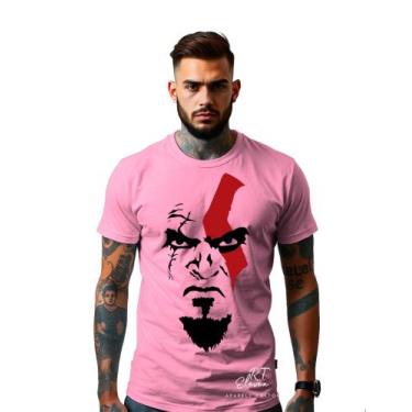 Imagem de Camiseta Personalizada Estampada Gamer God Of War Unissex Malha 100% A
