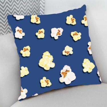 Imagem de Almofada Decorativa Cheia c/ Zíper 40x40cm,Pipoca - Deluzz
