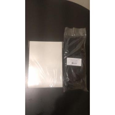 Imagem de Kit p/Encadernação 150 un A4 TRANSPARENTE LINE + PRETO COURO + ESPIRAI