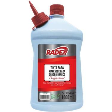 Imagem de Tinta para Marcador de Quadro Branco Reabastecedor 1000ML Vermelho com