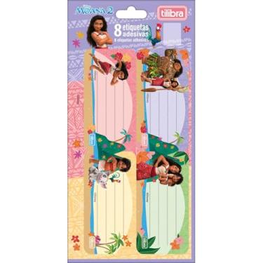 Imagem de Tilibra - Etiqueta Escolar Adesiva Moana