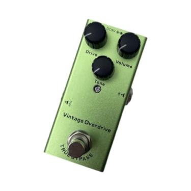 Imagem de menolana Pedal de guitarra elétrica profissional estéreo accs instrumento musical efeito pedal dc 9v true bypass para concerto desempenho ao vivo, Overdrive Vintage