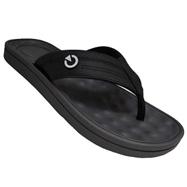 Imagem de CARTAGO Chinelo Alabama, Masculino, Cinza/Preto, 37/38
