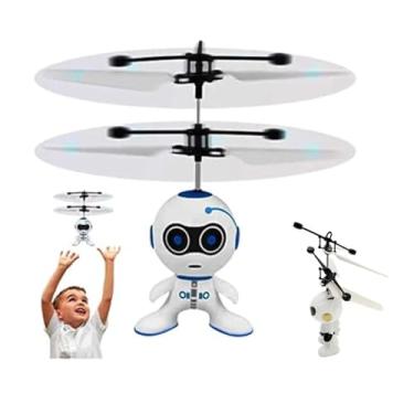 Imagem de Helicóptero Drone Voa Verdade Astronauta Controle no Relógio