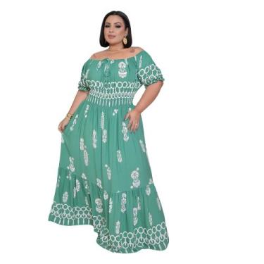 Imagem de Vestido Longo Estampado Ciganinha G1 G2 G3 G4 2 Geração - Reyn Store, 