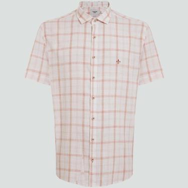 Imagem de Camisa Dudalina Comfort Slub Xadrez Masculino-Masculino