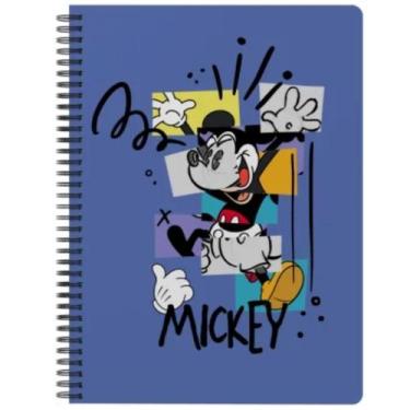 Imagem de Caderno Mickey Mouse Disney Tamanho Grande Arame 160 Folhas - Culturam