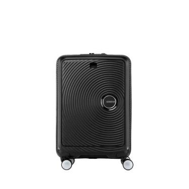 Imagem de Mala de Viagem American Tourister Curio, Preto, Tamanho P, Com compart
