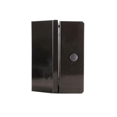 Imagem de Fechadura Magnética Eletroímã M150 Preta Com Sensor Ipec