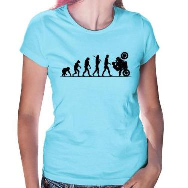 Imagem de Baby Look Evolução do Grau XJ6 - Foca na Moda, Azul bebê, G