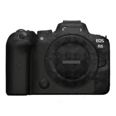 Imagem de Película para câmera R6 para Canon EOS R6 EOSR6 EOSR6 película de vinil antirarranhões protetor corporal protetor corporal casaco adesivo (triângulo preto)