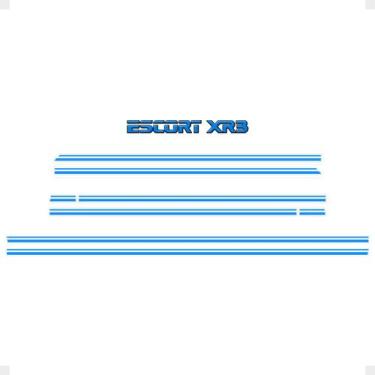 Imagem de Kit Faixas Filete Compatível Escort Xr3 Mk3 83/86 + Traseiro - SPORTIN