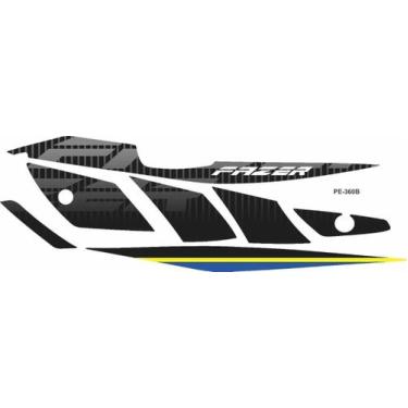 Imagem de Adesivo Protetor De Escapamento Yamaha Fazer 150 Pe360b - Resitank