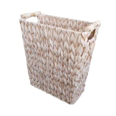 Imagem de Bothyi Cesta de armazenamento cesta de tecido moderno com alças confortáveis ​​contêineres de armazenamento de organizador de brinquedos para lavanderia de
