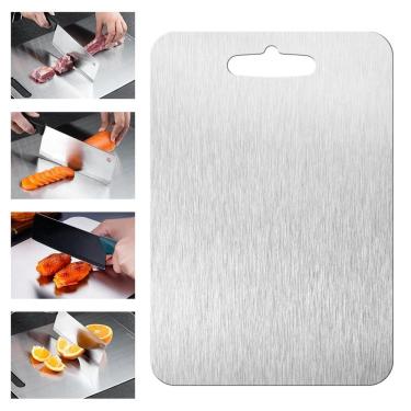 Imagem de Tábua de corte SHIRIA 100% puro titânio frente e verso 45x30cm