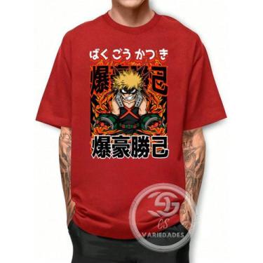Imagem de Camiseta Boku no Hero Anime Mangá Camiseta  Anime  100% Algodão Malha 