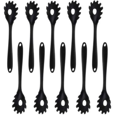 Imagem de Pegador de Massa Silicone Preto Grande | 10 Un