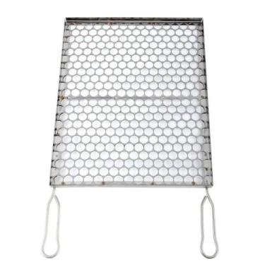 Imagem de Grelha tela inox cabo em alumínio Lobo Churrasqueiras