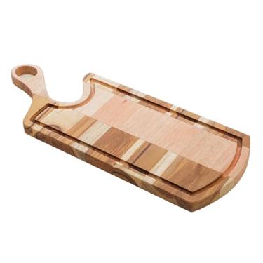 Imagem de Tábua para Corte de Madeira Teca 46cm x 17cm x 2cm - Wolff Craft