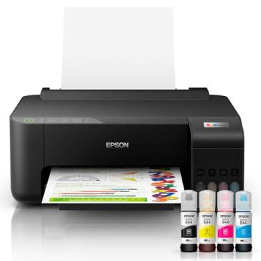 Imagem de Impressora Epson EcoTank L1250 - Tanque de Tinta Colorida, Wi-Fi Direct, Comando de voz, Bivolt, Cor: Preto
