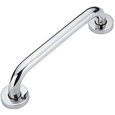 Imagem de Barras de apoio de segurança úteis para barras de apoio para banheiro fixadas na parede trilhos retos para vaso sanitário/prata/40 cm