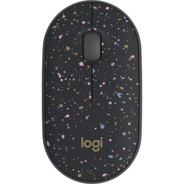 Imagem de Logitech - Mouse ambidestro sem fio M340 de edição limitada com cliques silenciosos - Speckles-910-007281