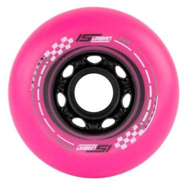 Imagem de Rodas IS Urban 80mm - 86A (4 und), Pink, 80mm
