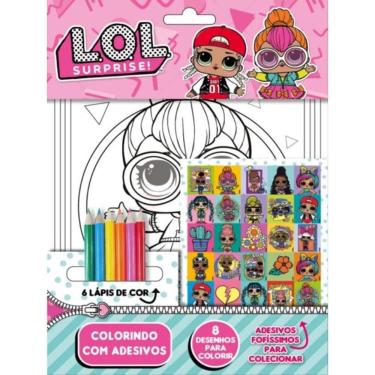 Imagem de Lol Surprise Colorindo Com Adesivos