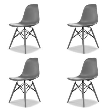 Imagem de Conjunto com 4 Cadeiras Eames dsw Konkret