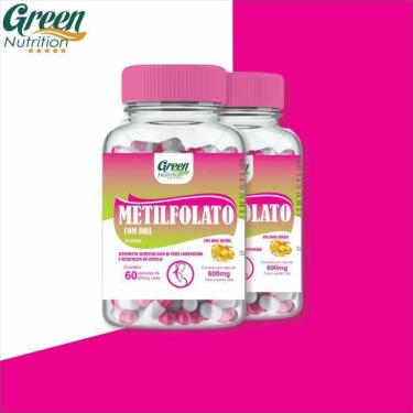 Imagem de Metilfolato com dha 850MG 60CAPS green nutrition
