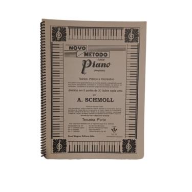 Imagem de Livro novo metódo para piano ampliado a. Schmoll terceira parte