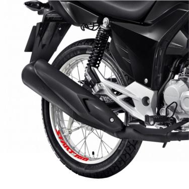 Imagem de Adesivo Premium Roda Moto Honda Start 160 Cor Vermelho