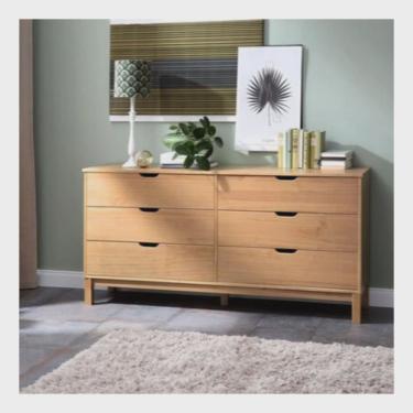 Imagem de Cômoda de Madeira Maciça 6 Gavetas Grande