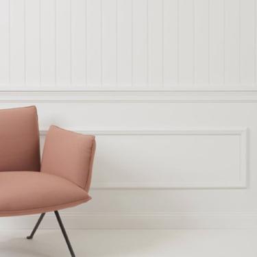 Imagem de Kit c/3 barras Rodapé Lambri de Poliestireno 10cm x 15mm x 2.44m Liso MD10 nmc 7,2m