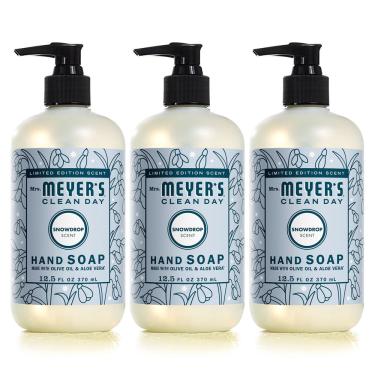 Imagem de Sabonete líquido para mãos mrs. MEYER'S clean day Snow Drop 370mL